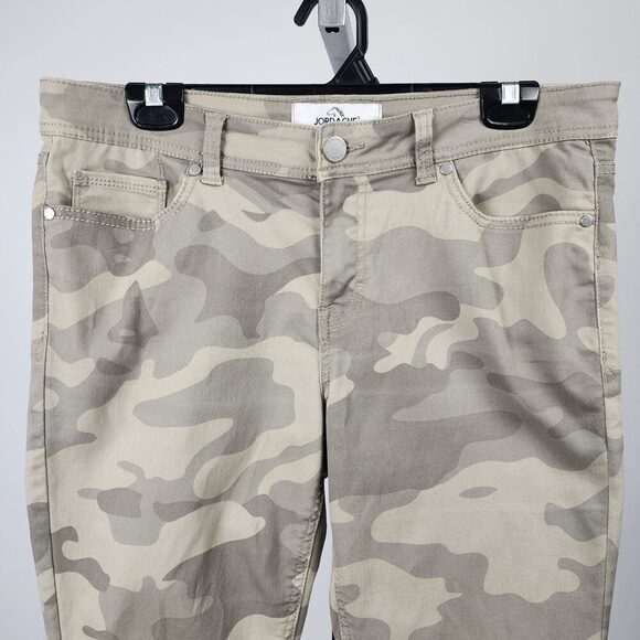 Jordache Green Camo Print Mid Rise Skinny Pants Size 12 - Picture 2 of 8